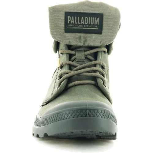 Palladium Mens Pampa Baggy Supply Combat Ankle Boots - Olive Night 4 Palladium Mens Pampa Baggy Supply Combat Ankle Boots - Olive Night - Image 2