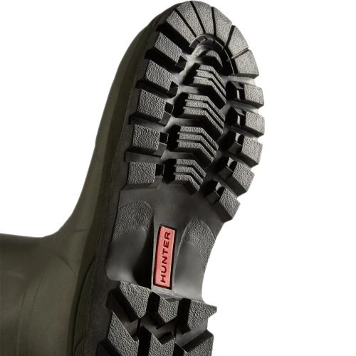 Hunter Mens Balmoral Classic Side Adjustable Wellington Boots - Dark Olive 5 Hunter Mens Balmoral Classic Side Adjustable Wellington Boots - Dark Olive - Image 3