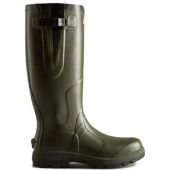 Hunter Mens Balmoral Classic Side Adjustable Wellington Boots - Dark Olive 9 Hunter Mens Balmoral Classic Side Adjustable Wellington Boots - Dark Olive -Shoe Sales Shop ralSideAdjTall DarkOlive 4728315