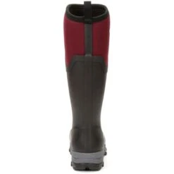 Muck Boots Womens Arctic Ice Tall Wellington Boots - Black Maroon -Shoe Sales Shop rcticIceTall BlackMaroon 3817148