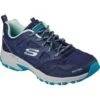 Skechers Womens Hillcrest Pure Escapade Trail Trainers - Navy Turquoise -Shoe Sales Shop reEscapade NavyTurquoise 1788343