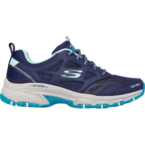Skechers Womens Hillcrest Pure Escapade Trail Trainers - Navy Turquoise 4 Skechers Womens Hillcrest Pure Escapade Trail Trainers - Navy Turquoise - Image 2