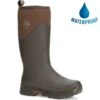 Muck Boots Mens Arctic Ice Tall Neoprene Wellington Boots - Brown -Shoe Sales Shop s ArcticIceTall Brown MAIN816623