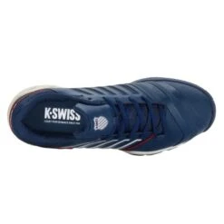 K-Swiss Mens Bigshot Light 4 Tennis Trainers - Blue Opal Blanc De Blanc Lollipop -Shoe Sales Shop shotLight4 BlueOpalBlanc 1816763