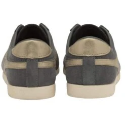 Gola Womens Bullet Mirror Trident Trainers - Ash Silver Gold -Shoe Sales Shop tMirrorTrident AshSilGol 4835335