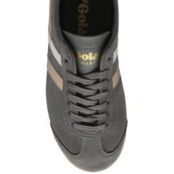 Gola Womens Bullet Mirror Trident Trainers - Ash Silver Gold -Shoe Sales Shop tMirrorTrident AshSilGol 5835336