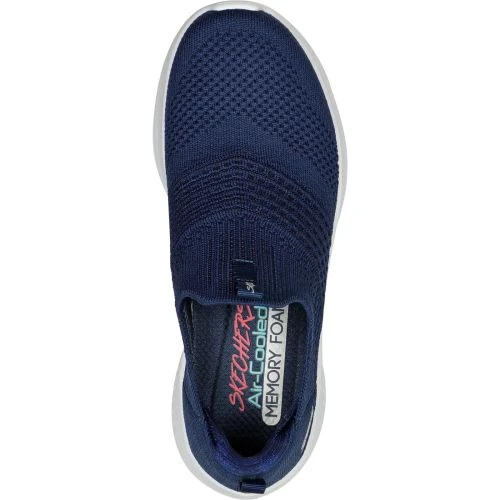 Skechers Womens Ultra Flex 3.0 Classy Charm Slip On Shoe - Navy 5 Skechers Womens Ultra Flex 3.0 Classy Charm Slip On Shoe - Navy - Image 3