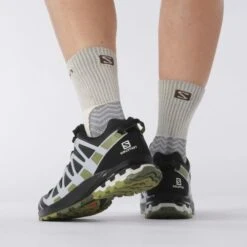 Salomon Womens XA Pro 3D V8 GTX Waterproof Shoes - Black Green Moss Zen Blue -Shoe Sales Shop v8GTX BlackGreenMossBlue 8776655