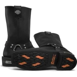 Harley Davidson Mens Landon Boots - Black -Shoe Sales Shop vidson LandonPerf Black 10803817 1