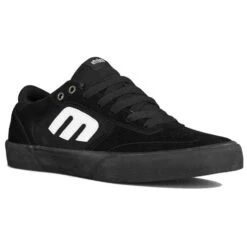 Etnies Mens Windrow Vulc Skate Shoes - Black Black White