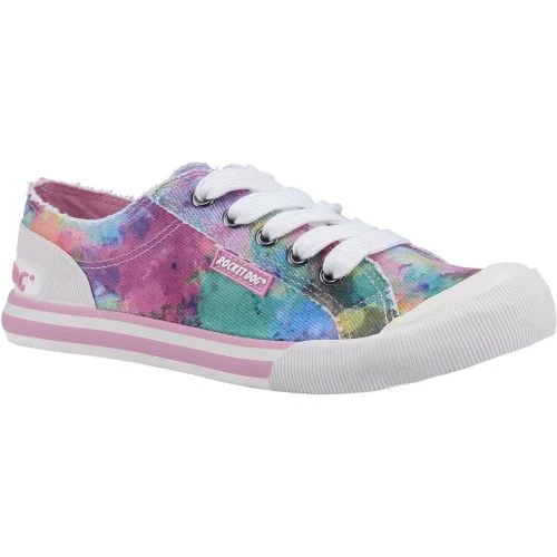 Rocket Dog Womens Jazzin Candy Trainers - Pink Multi 3 Rocket Dog Womens Jazzin Candy Trainers - Pink Multi