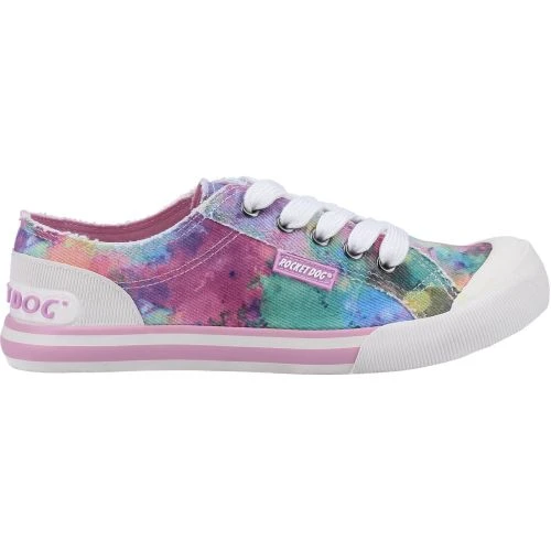 Rocket Dog Womens Jazzin Candy Trainers - Pink Multi 5 Rocket Dog Womens Jazzin Candy Trainers - Pink Multi - Image 3